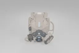 Futuristic-looking helmet