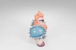 Small figurine of a character from the video game Overwatch