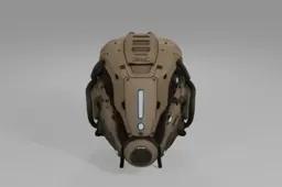 Futuristic helmet
