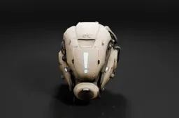 Futuristic helmet
