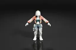 Toy figure of a character from the video game series Star Wars
