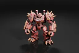 Photograph of a miniature model of a robot