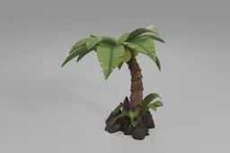 Small palm tree