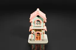Small candy shop building