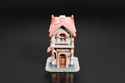 Miniature figurine of a small house
