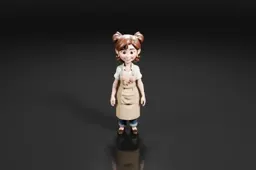 Small figurine of a girl