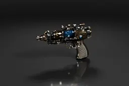 Futuristic-looking gun