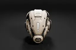 Futuristic helmet