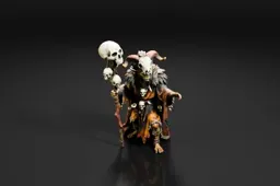 Miniature figurine of a demon-like figure