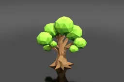 Low poly tree