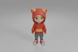 Small figurine of a cat