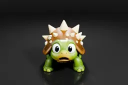Small toy dinosaur