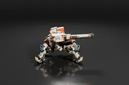 Photograph of a miniature model of a robot