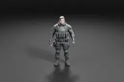 Man in a futuristic-looking outfit