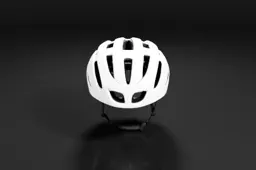 White bicycle helmet