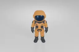 Toy figure of an astronaut