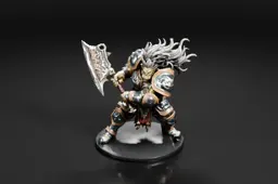 Miniature figurine of a warrior