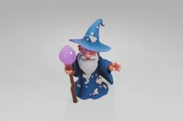 Figurine of a wizard