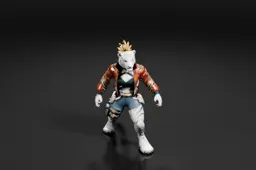 Toy figure of a character from the video game Overwatch