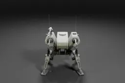 Futuristic robot-like creature
