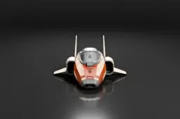 Futuristic spaceship