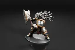 Miniature figurine of a warrior