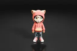 Small figurine of a cat