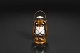 Old-fashioned oil lamp