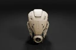 Futuristic helmet