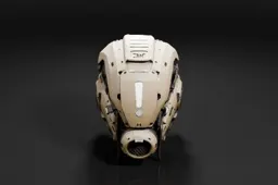 Futuristic helmet