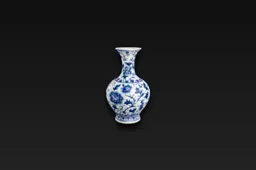 Small vase with a round body and a narrow neck