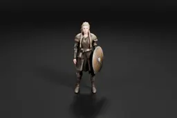 Miniature figurine of a Viking warrior
