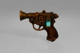 Steampunk-style gun