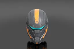 Futuristic helmet
