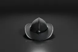 Black and white photograph of a helmet