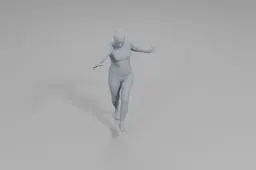 Female figure in a walking pose