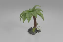 Small palm tree