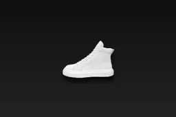 White high-top sneaker