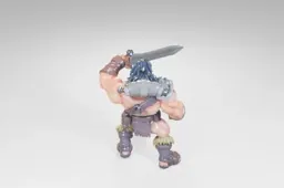 Photograph of a toy figure of a warrior