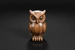 Photograph of a small figurine of an owl
