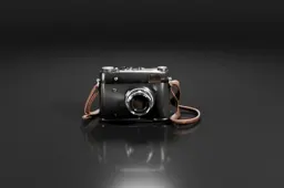 Photograph of a vintage camera