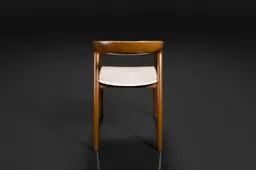 Wooden chair with a modern design