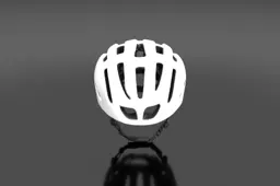 White bicycle helmet