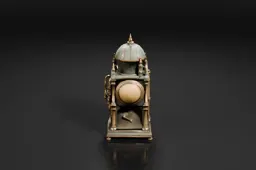 Photograph of an antique clock