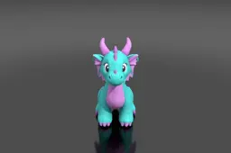 Small toy dragon