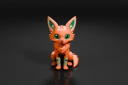 Small figurine of a fox