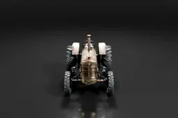 Photograph of a vintage tractor