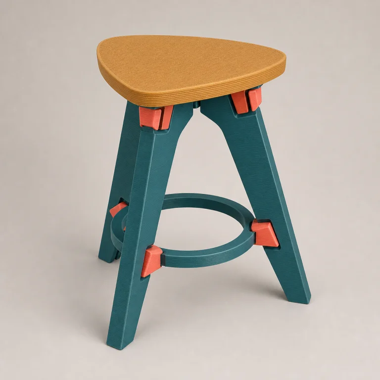 Flat-Pack Workshop Stool