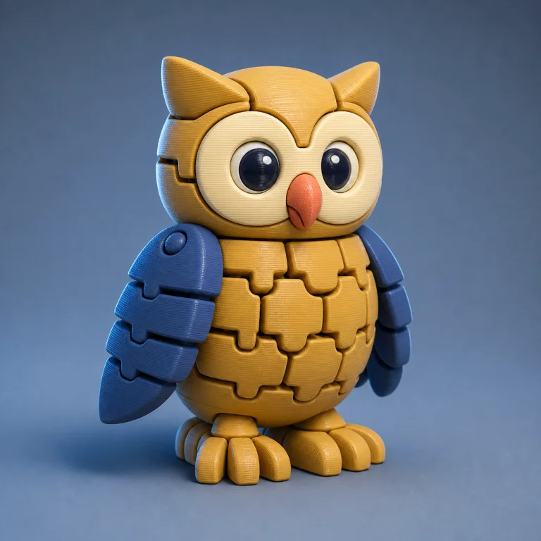 Articulated Owl Toy