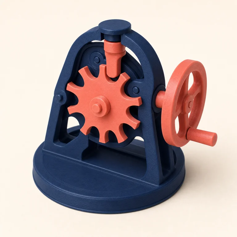 Geneva Drive Desk Mechanism